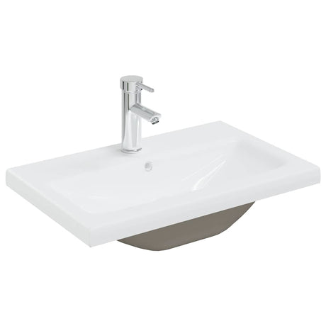4 Piece Bathroom Furniture Set Engineered Wood