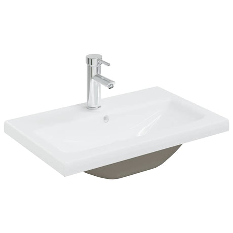 4 Piece Bathroom Furniture Set Engineered Wood