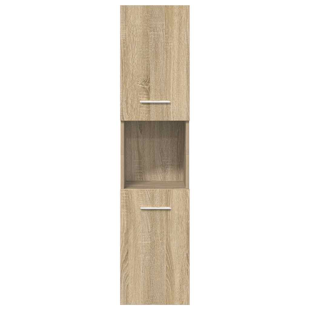 4 Piece Bathroom Furniture Set Engineered Wood