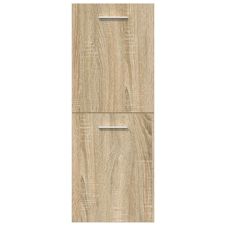 4 Piece Bathroom Furniture Set Engineered Wood