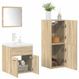 4 Piece Bathroom Furniture Set Engineered Wood