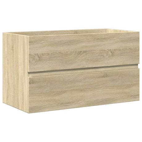 3 Piece Bathroom Furniture Set Engineered Wood
