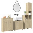 4 Piece Bathroom Furniture Set Engineered Wood