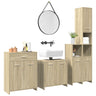 4 Piece Bathroom Furniture Set Engineered Wood