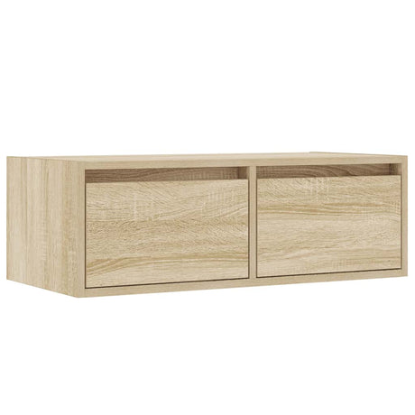 Tv Cabinet With Led Lights 75X35.5X25 Cm