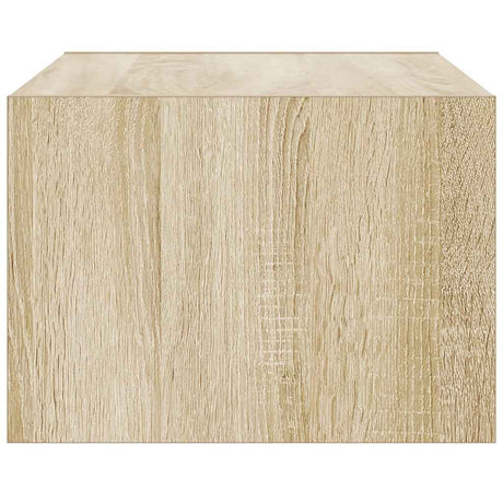 Tv Cabinet With Led Lights 75X35.5X25 Cm