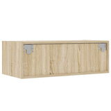 Tv Cabinet With Led Lights 75X35.5X25 Cm
