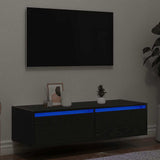 Tv Cabinet With Led Lights 75X35.5X25 Cm