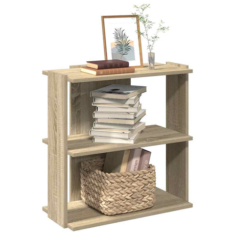Bookcase 3-Tier Engineered Wood