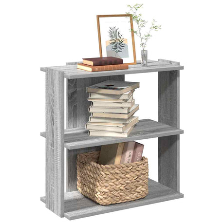 Bookcase 3-Tier Engineered Wood