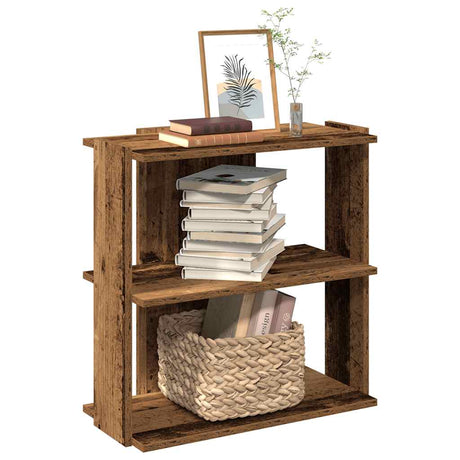 Bookcase 3-Tier Engineered Wood