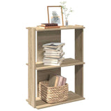 Bookcase 3-Tier Engineered Wood