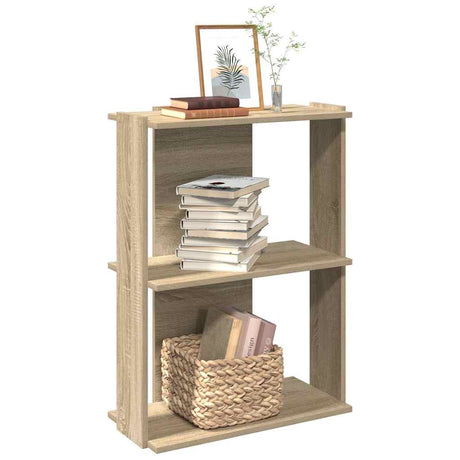 Bookcase 3-Tier Engineered Wood