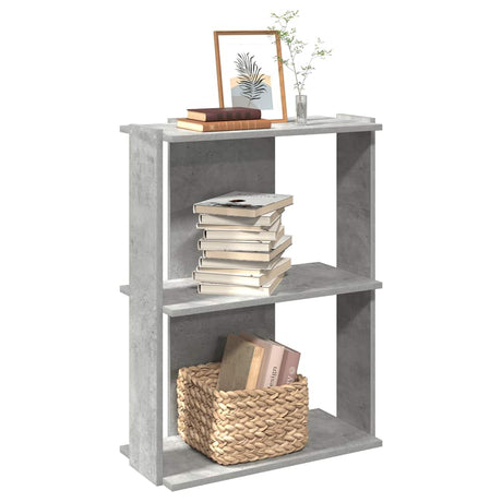 Bookcase 3-Tier Engineered Wood