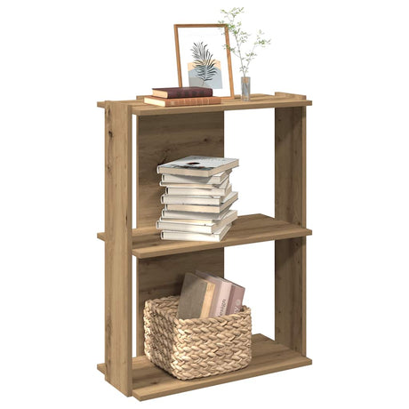 Bookcase 3-Tier Engineered Wood