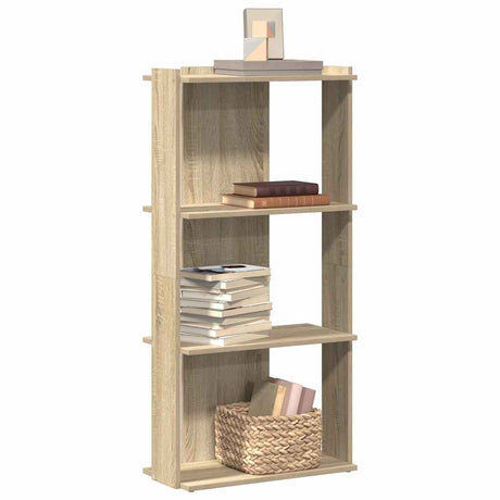 Bookcase 3-Tier Engineered Wood