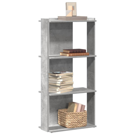 Bookcase 3-Tier Engineered Wood