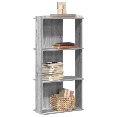 Bookcase 3-Tier Engineered Wood