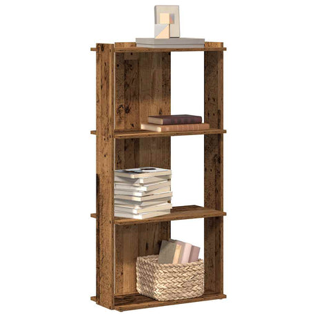 Bookcase 3-Tier Engineered Wood