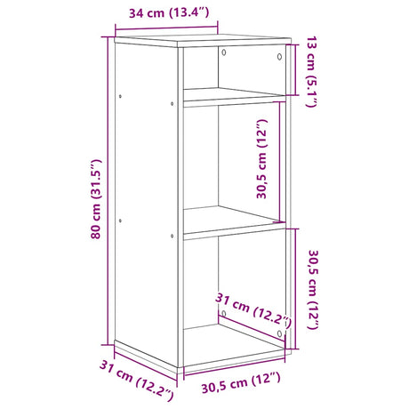 Book Cabinet Engineered Wood