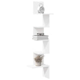 Wall Corner Shelf Engineered Wood