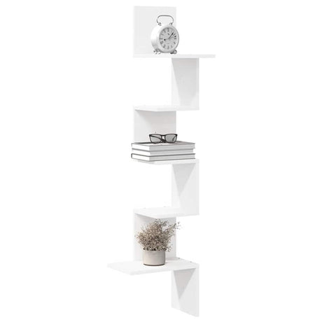 Wall Corner Shelf Engineered Wood
