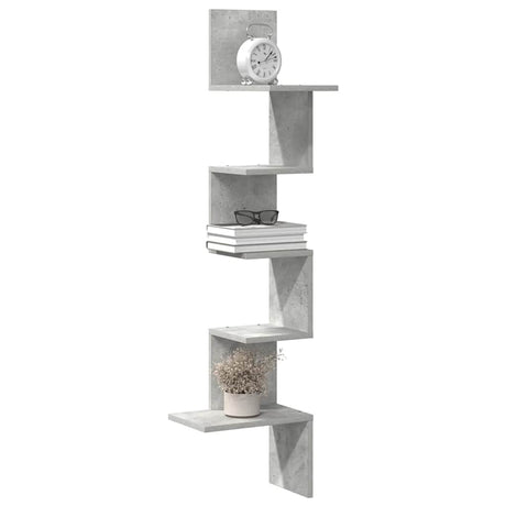 Wall Corner Shelf Engineered Wood