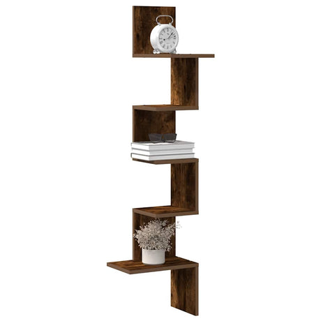 Wall Corner Shelf Engineered Wood