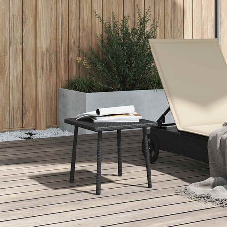 Garden Coffee Table Rectangular Poly Rattan