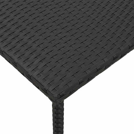 Garden Coffee Table Rectangular Poly Rattan
