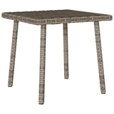 Garden Coffee Table Rectangular Poly Rattan