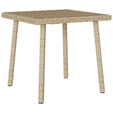 Garden Coffee Table Rectangular Poly Rattan