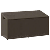 Garden Storage Box Poly Rattan