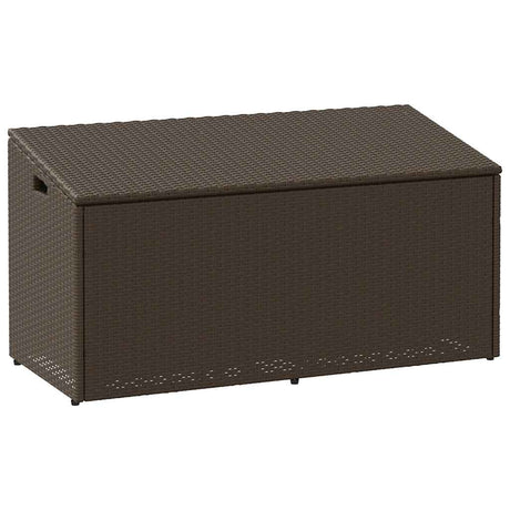 Garden Storage Box Poly Rattan