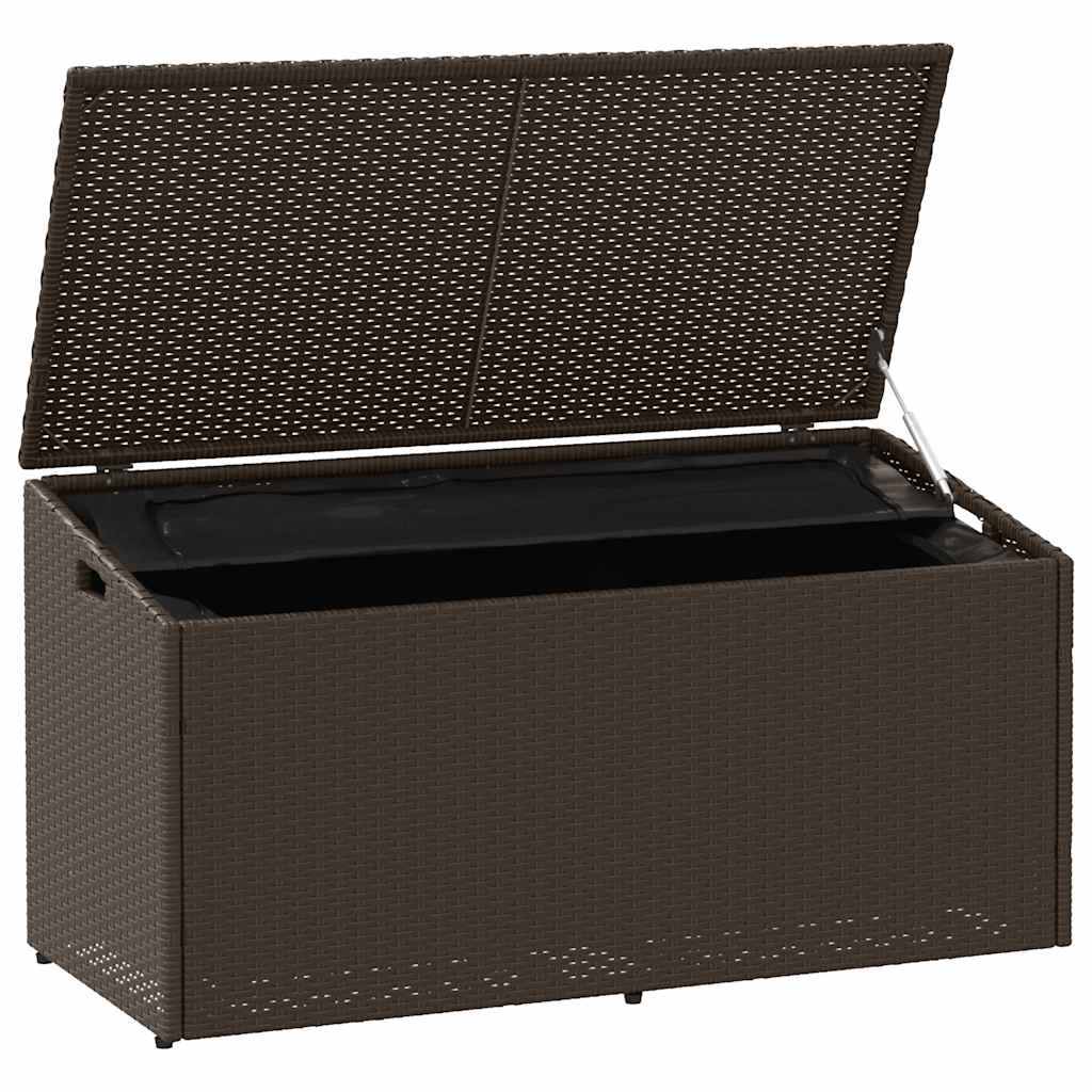 Garden Storage Box Poly Rattan
