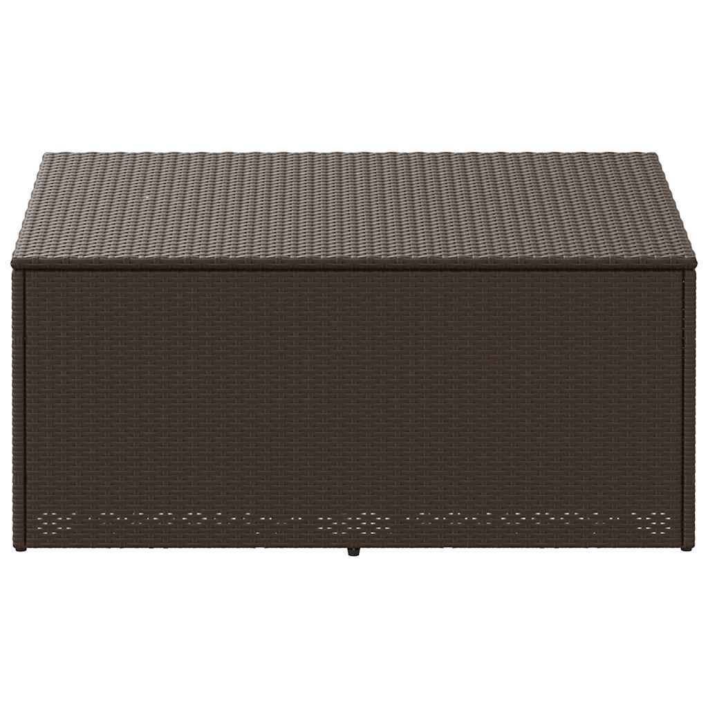 Garden Storage Box Poly Rattan