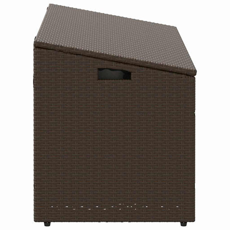 Garden Storage Box Poly Rattan