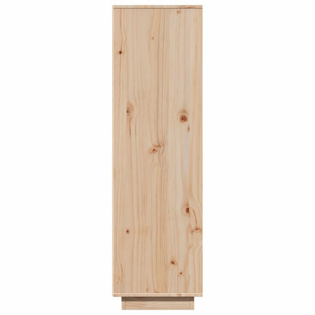 Highboard 89X34X116.5 Cm Solid Wood Pine