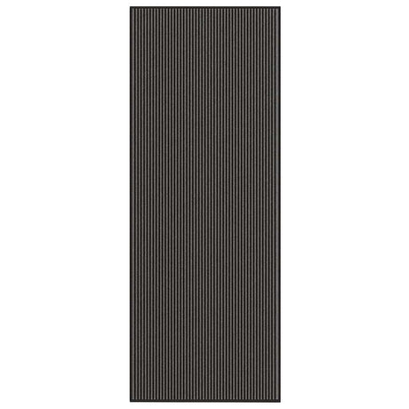 Doormat Stripe Black And Grey