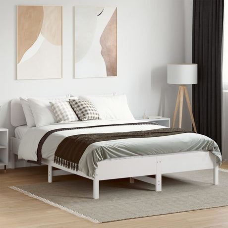 Bed Frame Without Mattress Solid Wood Pine