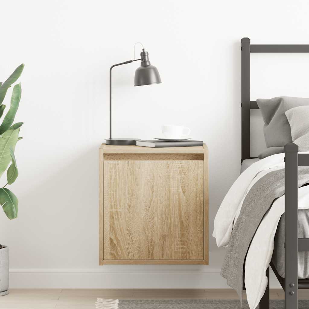 Wall-Mounted Bedside Cabinet 38X34X40 Cm