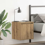 Wall-Mounted Bedside Cabinet 38X34X40 Cm