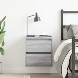 Wall-Mounted Bedside Cabinet 38X34X40 Cm