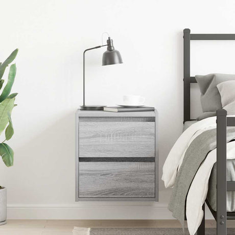 Wall-Mounted Bedside Cabinet 38X34X40 Cm