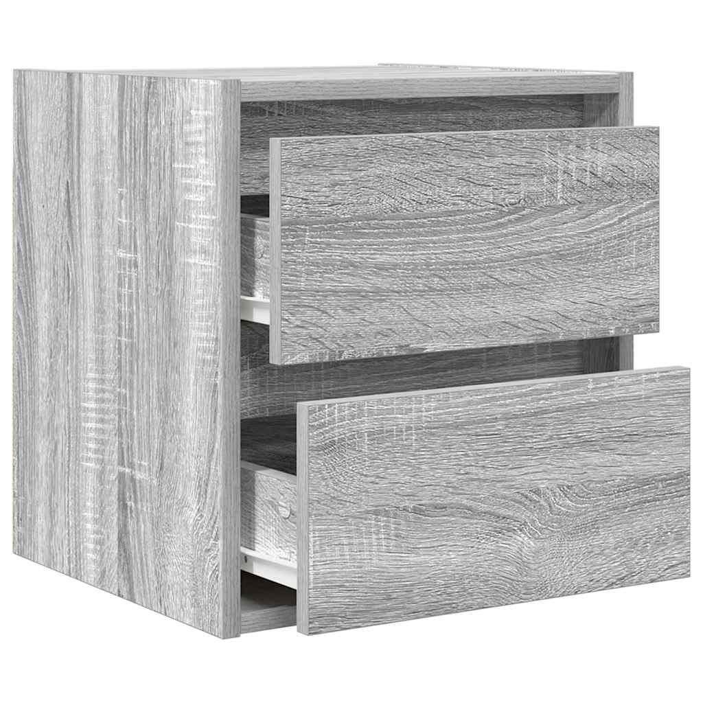 Wall-Mounted Bedside Cabinet 38X34X40 Cm