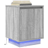 Bedside Cabinets With Led Lights 2 Pcs 38X34X50 Cm