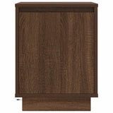 Bedside Cabinets With Led Lights 2 Pcs 38X34X50 Cm