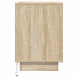 Bedside Cabinet With Led Lights  38X34X