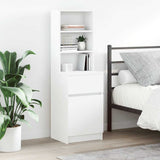Bedside Cabinet 39X35X125 Cm Engineered Wood