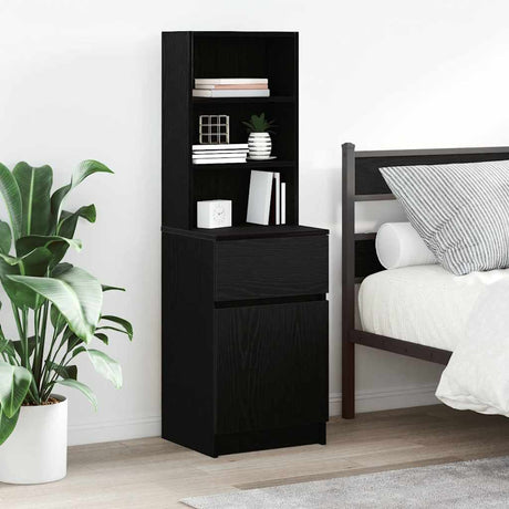 Bedside Cabinet 39X35X125 Cm Engineered Wood